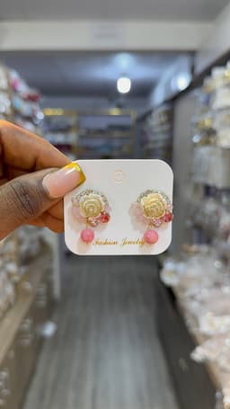 Flower earrings